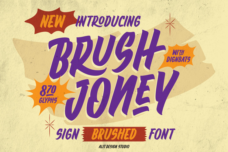 Brush Joney Font