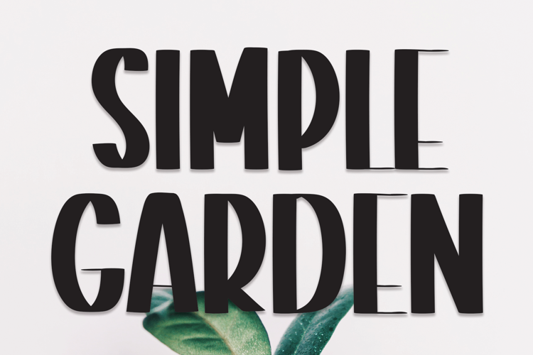 Simple Garden Font