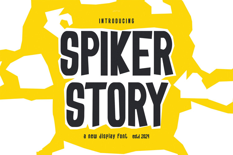 Preview of Spiker Story Font