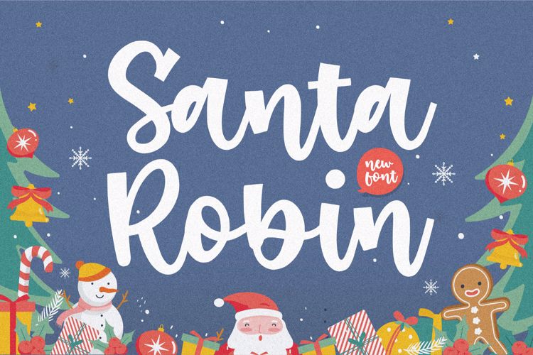 Santa Robin Font