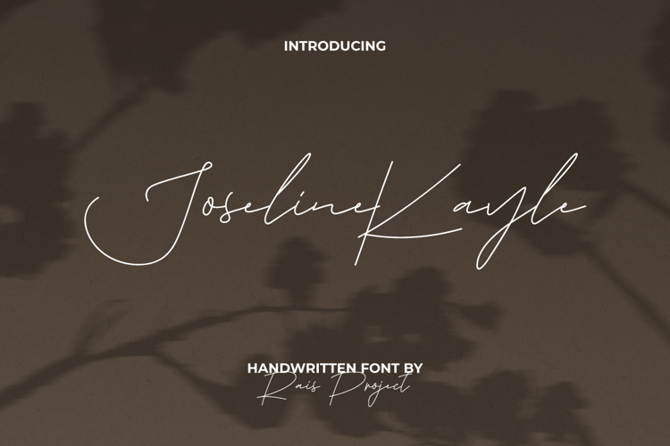 Preview of Joseline Kayle Font