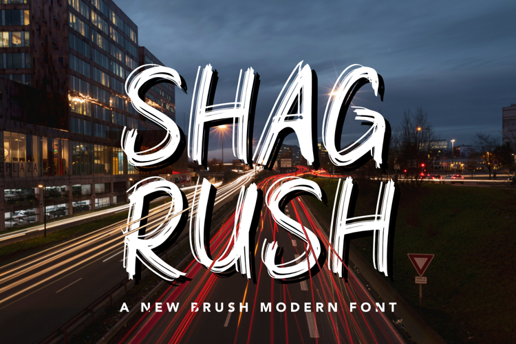 Preview of Shagrush Font