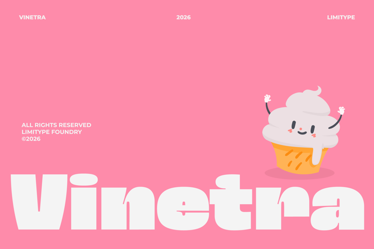 Preview of Vinetra - Bold Font