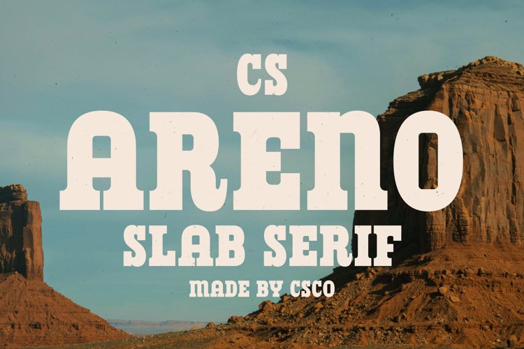 Preview of CS Areno Font