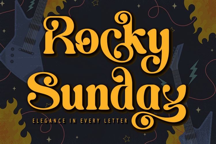 Rocky Sunday Font