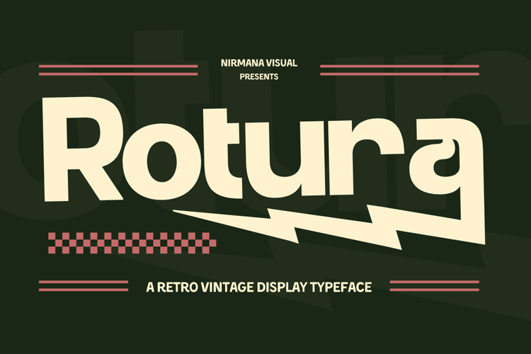 Preview of Rotura Vintage Font