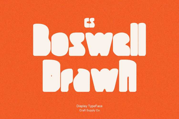 Preview of CS Boswell Drawn Font