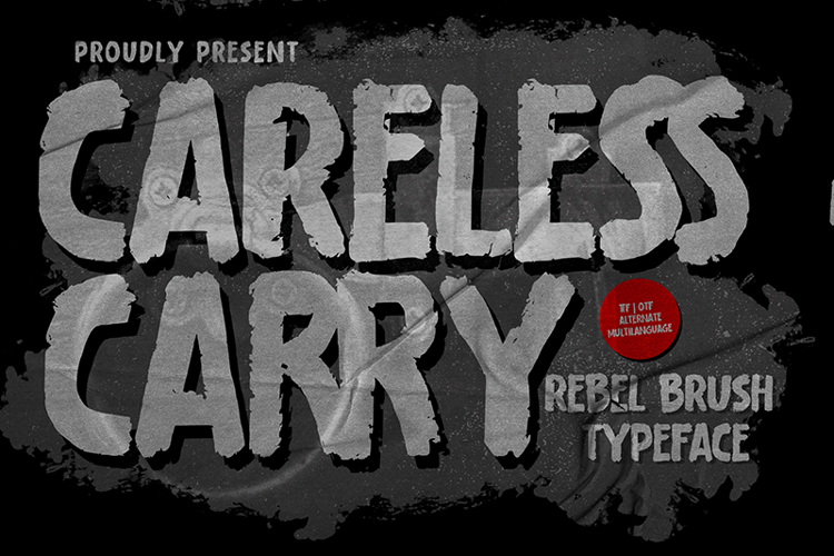 Careless Carry Font