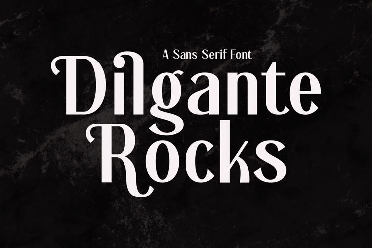 Dilgante Rocks Font