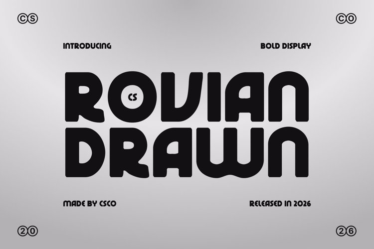 Preview of CS Rovian Drawn Font