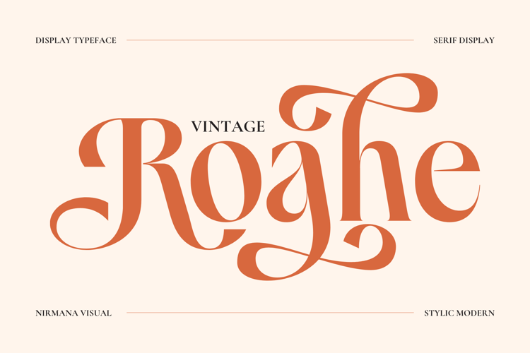 Vintage Roahe Font