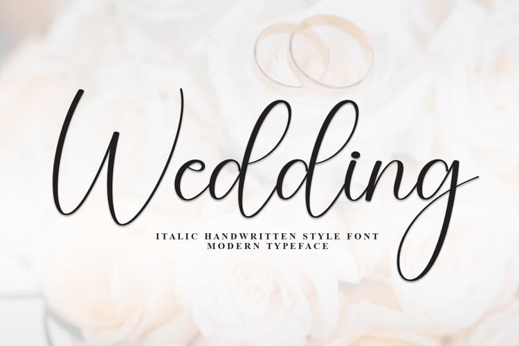 Preview of Wedding Font