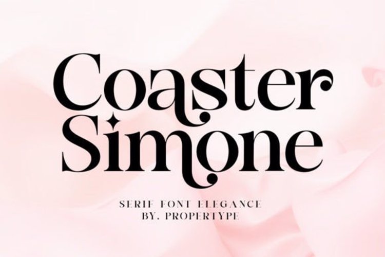 Coaster Simone Font