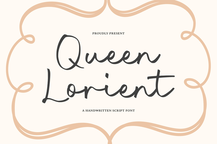 Preview of Queen Lorient Font