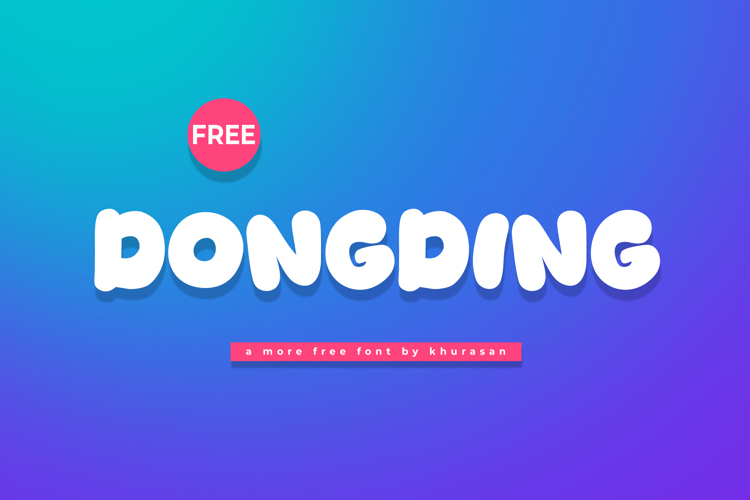 Preview of Dongding Font