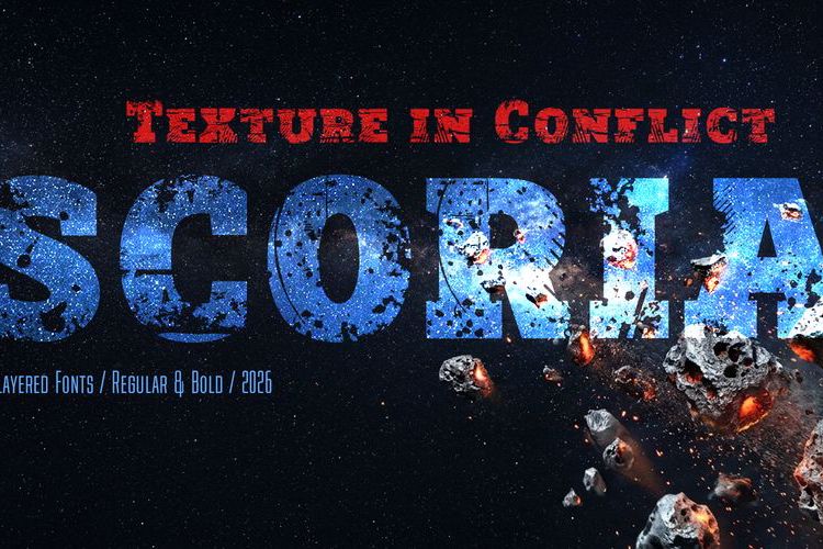 Preview of Scoria Font