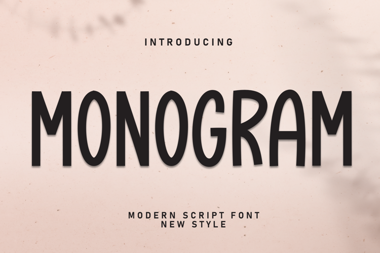 Preview of Monogram Font