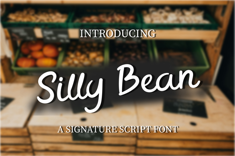 Preview of Silly Bean Font
