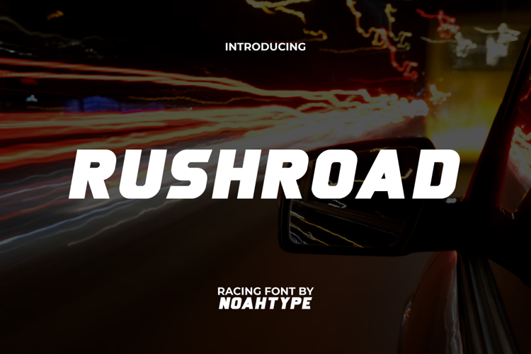Preview of Rushroad Font