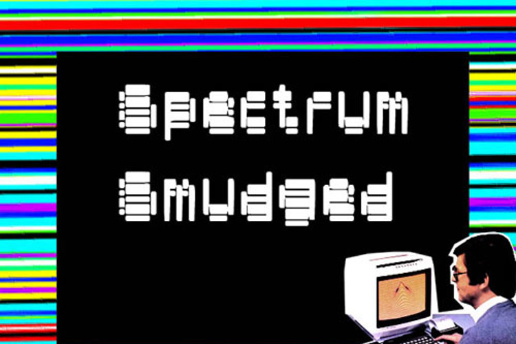 spectrum smudged Font