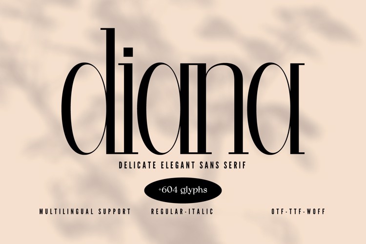 Preview of diana Font