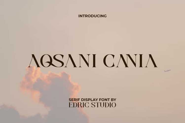 Aqsani Cania Font