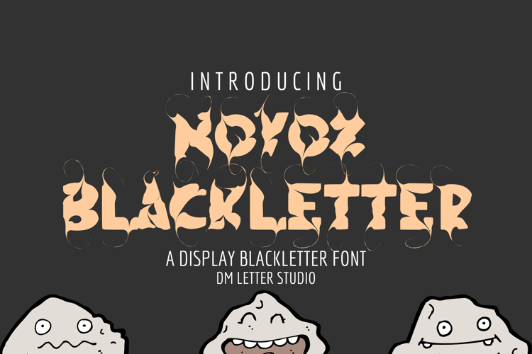 Preview of Novox Blackletter Font