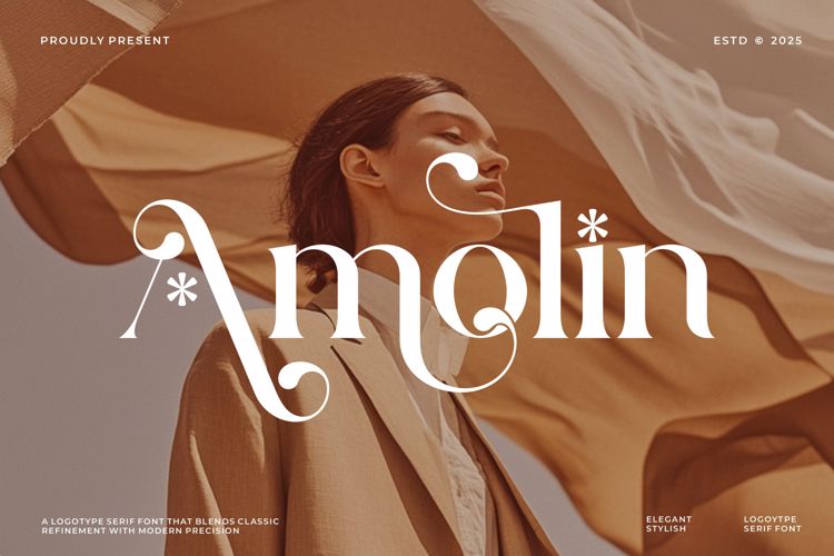 Preview of Amolin Font