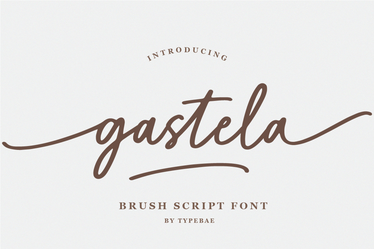Gastela Font | Typebae | FontSpace