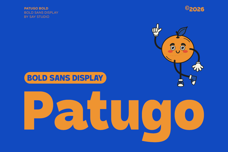 Preview of Patugo DEMO Font