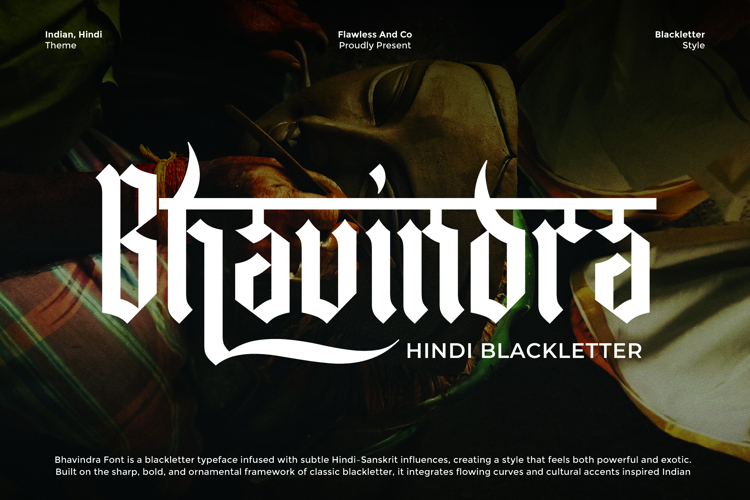 Preview of BHAVINDRA Font