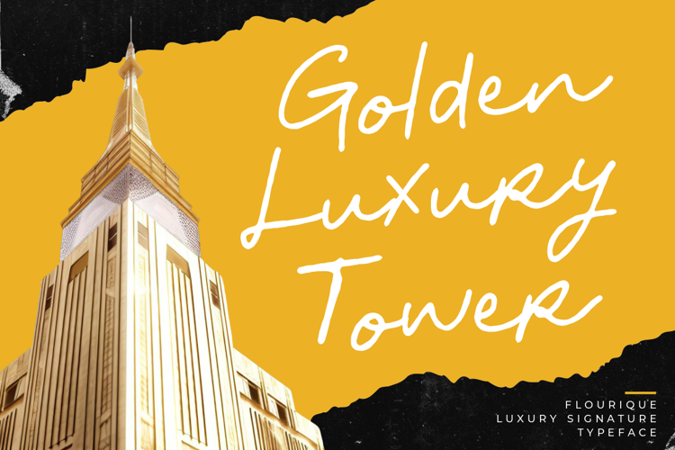 Preview of Flourique Font