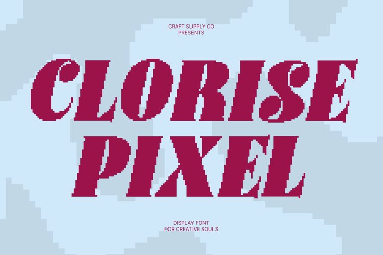 Preview of Clorise Pixel Font