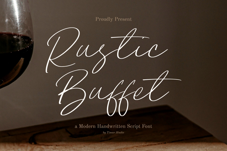 Preview of Rustic Buffet Font