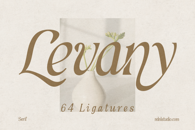 Preview of Levany Font