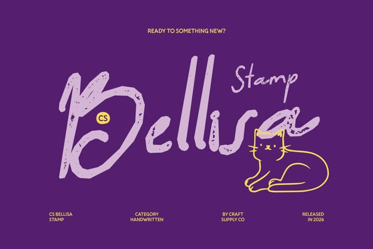 Preview of CS Bellisa Stamp Font