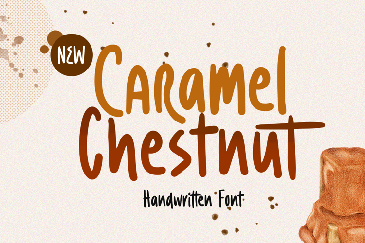 Caramel Chestnut Font | Letterhend Studio | FontSpace