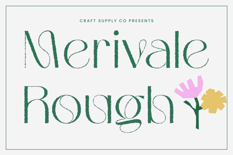 Merivale Rough Font