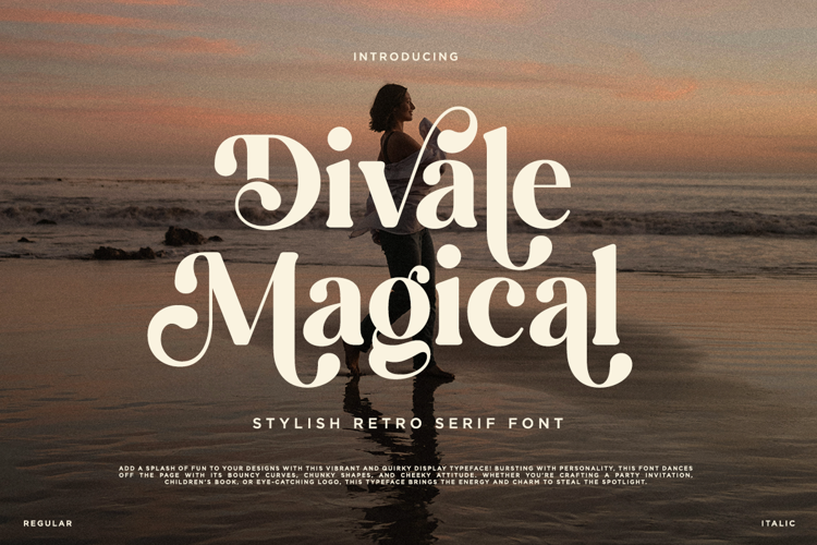 Preview of Divale Magical Font