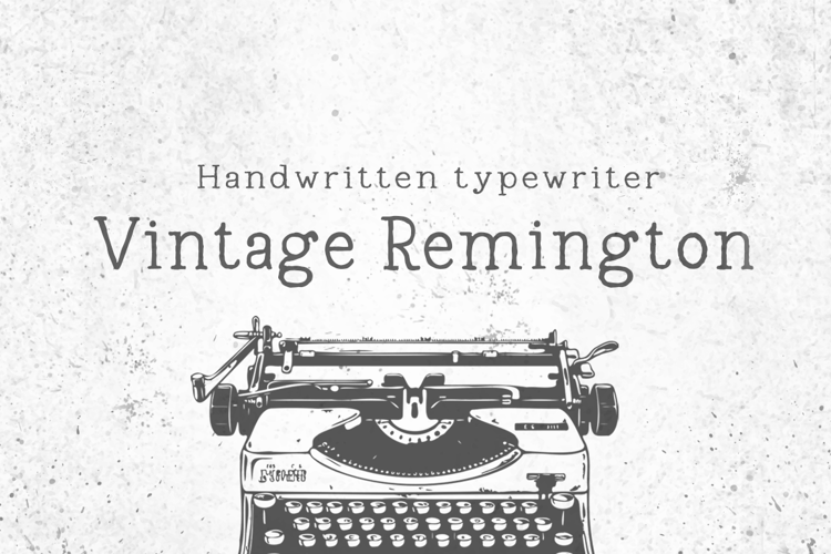 Vintage Remington Font