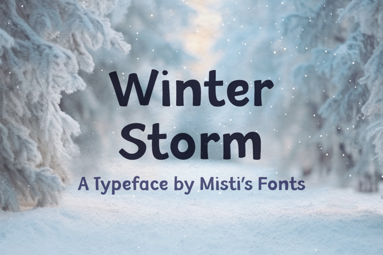 Winter Storm Font