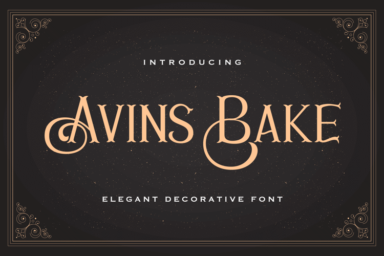 Avins Bake Font
