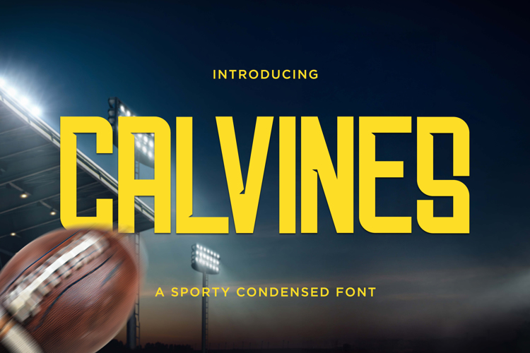 Preview of CALVINES Font