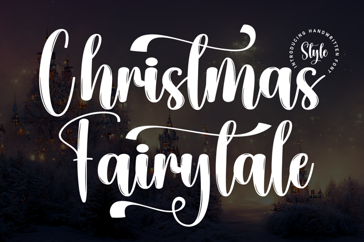 Preview of Christmas Fairytale Font