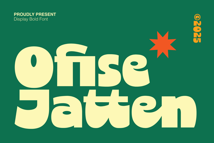 Preview of Ofice Jatten Font