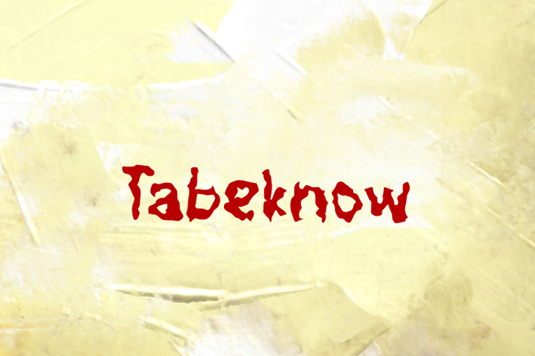 t Tabeknow Font