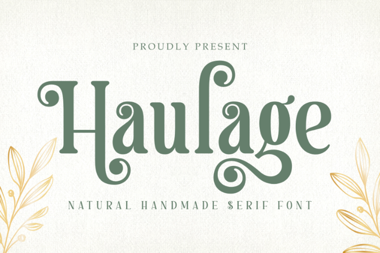 Preview of Haulage Font