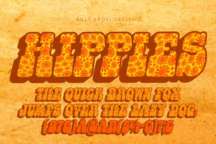 HIPPIES Font