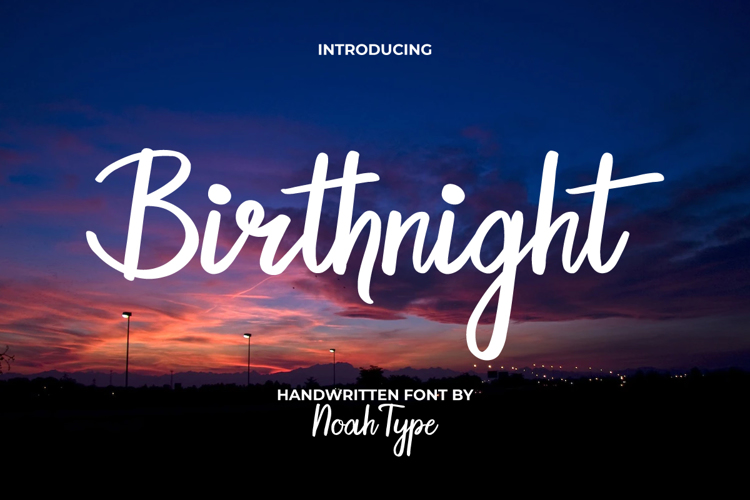 Birthnight Font