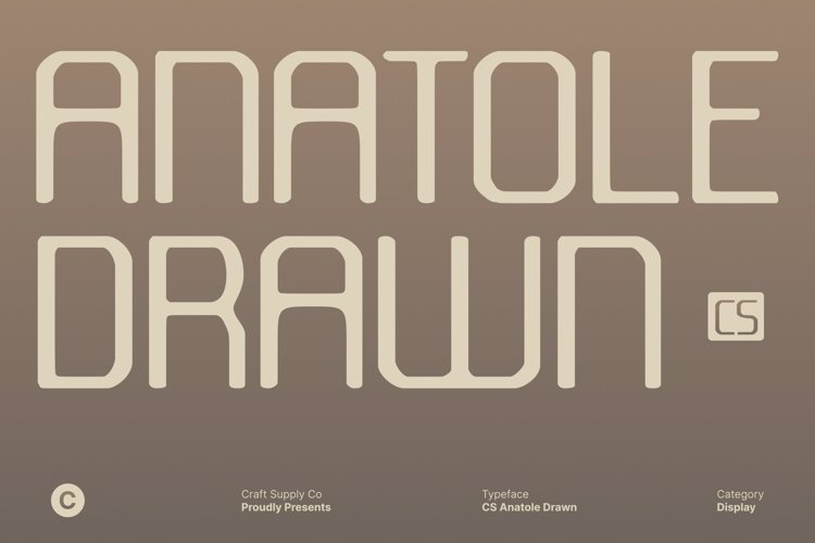 Preview of CS Anatole Drawn Font